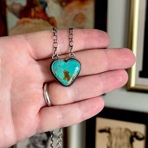 Turquoise Heart Necklace